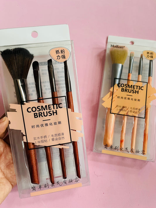 Set 4 Brochas de Maquillaje