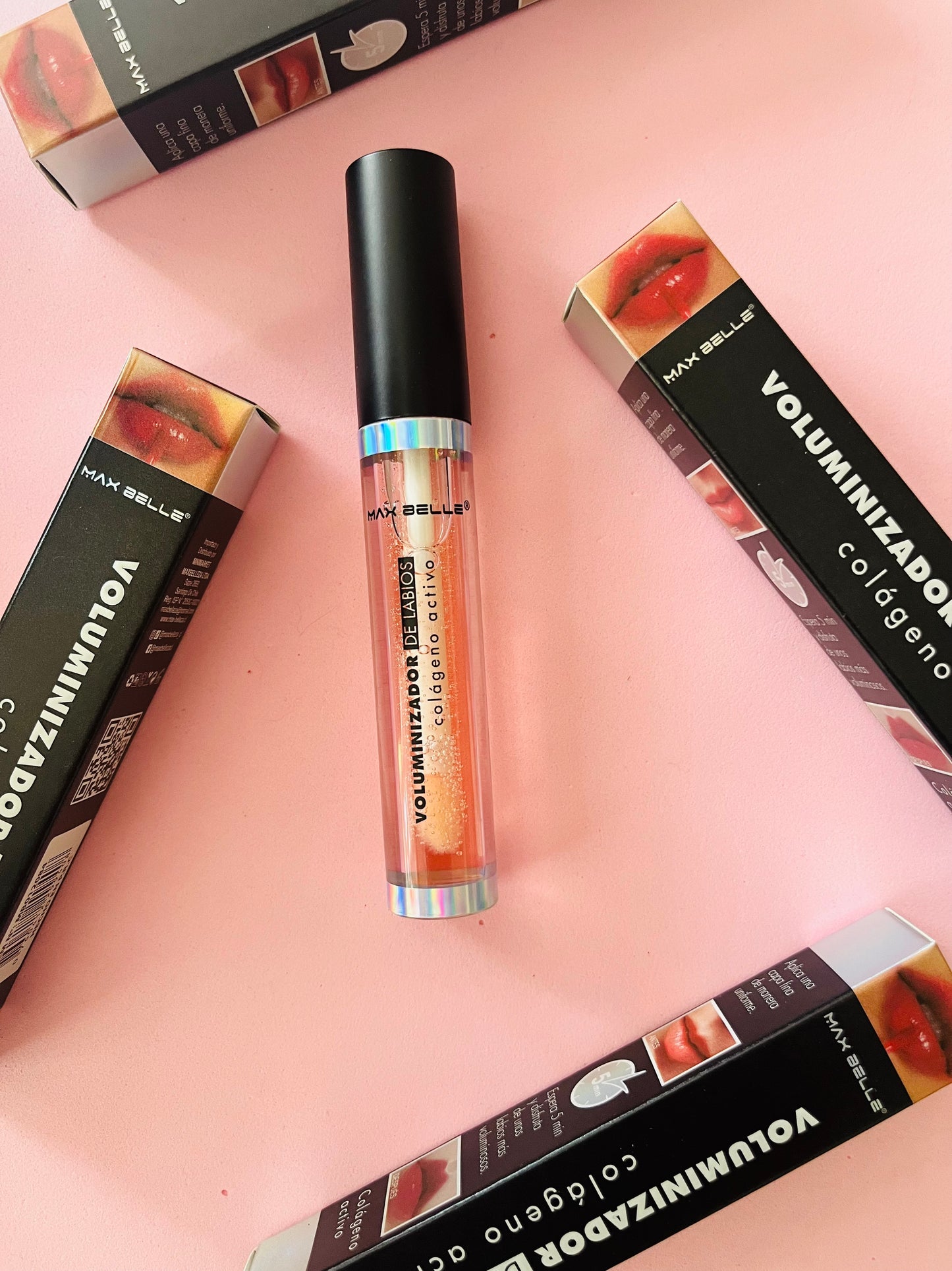 Brillo Voluminizador de labios con Colágeno