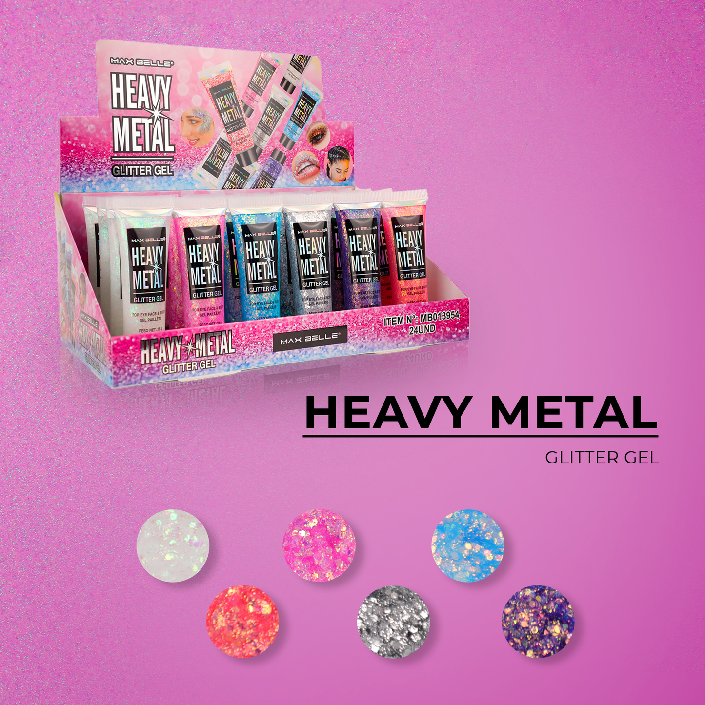 Gel Glitter Heavy Metal