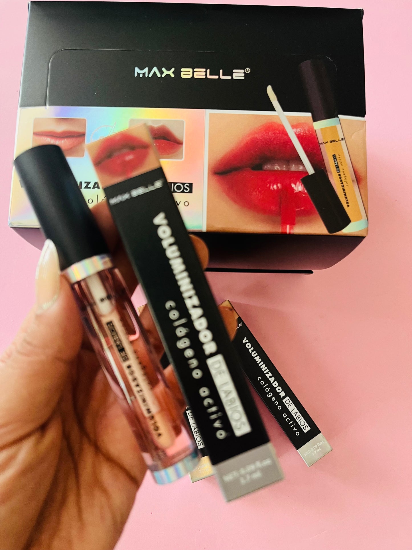 Brillo Voluminizador de labios con Colágeno