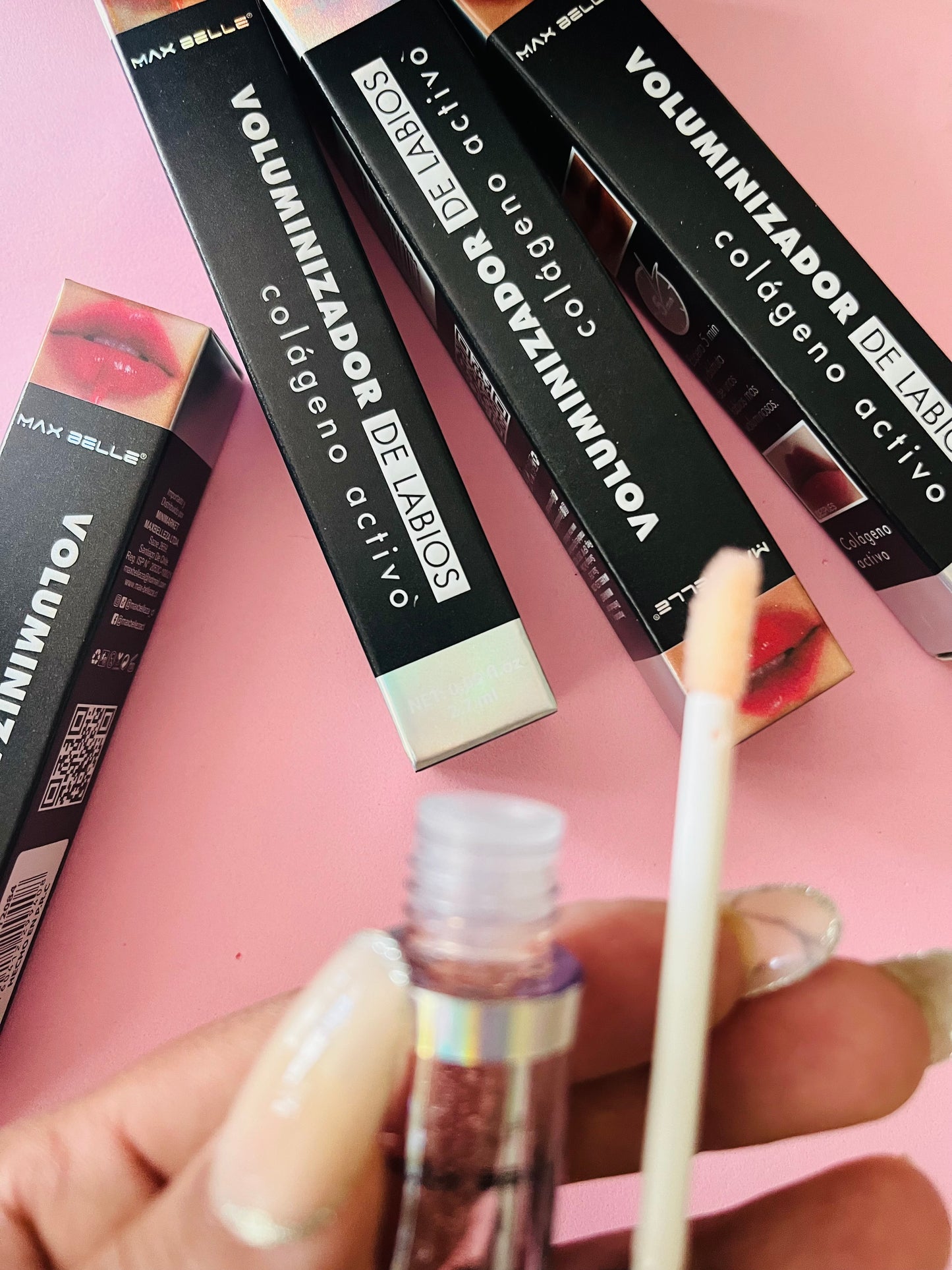 Brillo Voluminizador de labios con Colágeno
