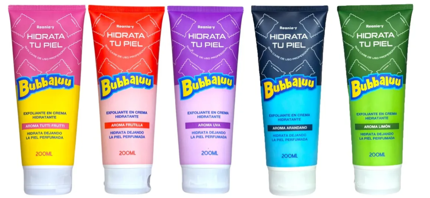 Exfoliante corporal en crema "Bubbaluu"