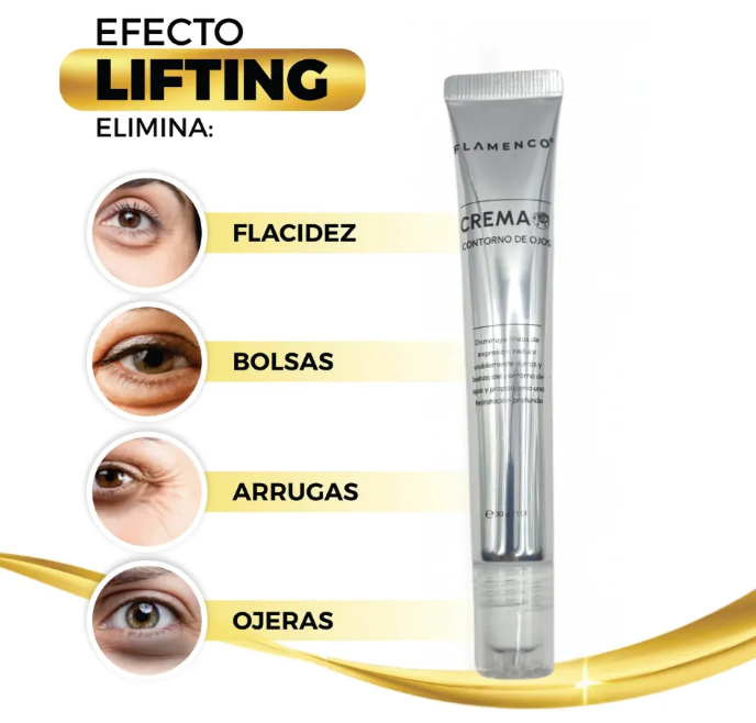 Crema Contorno De Ojos Reafirmante Antiarrugas Con Roll-on