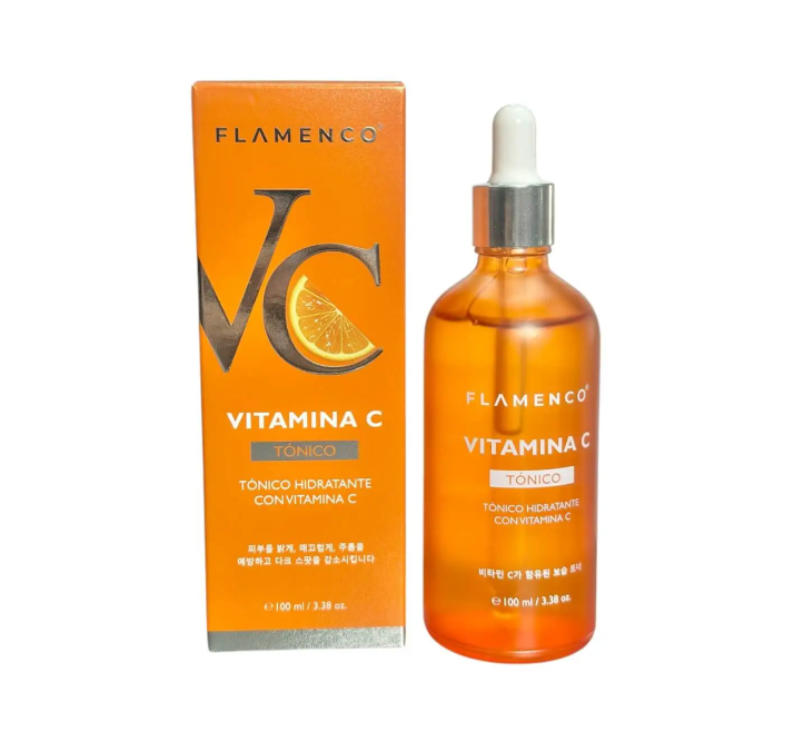 Tonico facial hidratante Vitamina C 100ml Flamenco
