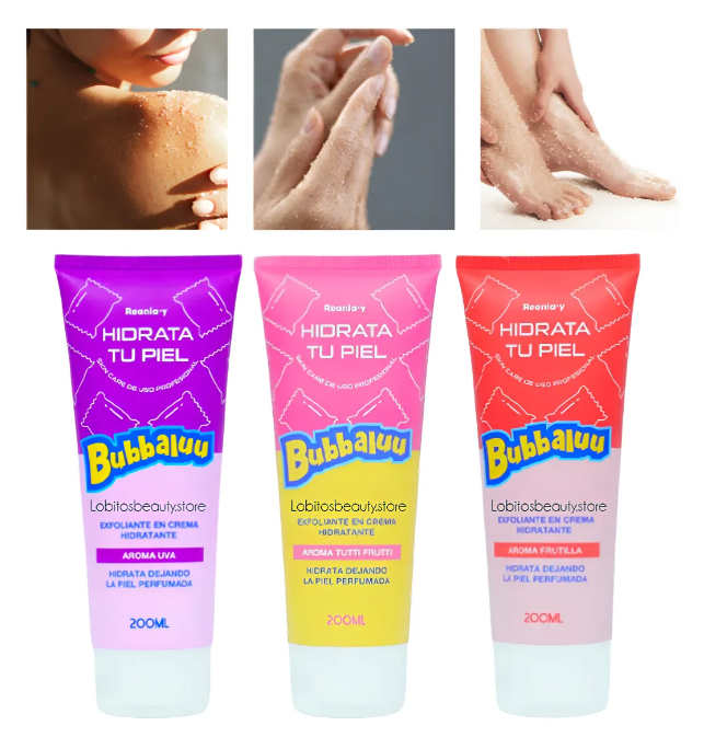 Exfoliante corporal en crema "Bubbaluu"