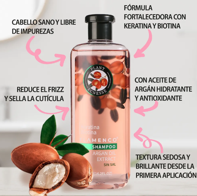 Pack Shampoo + Acondicionador Anti Frizz Aceite de Argán