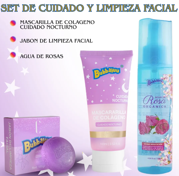 Kit Facial Bubbaluu