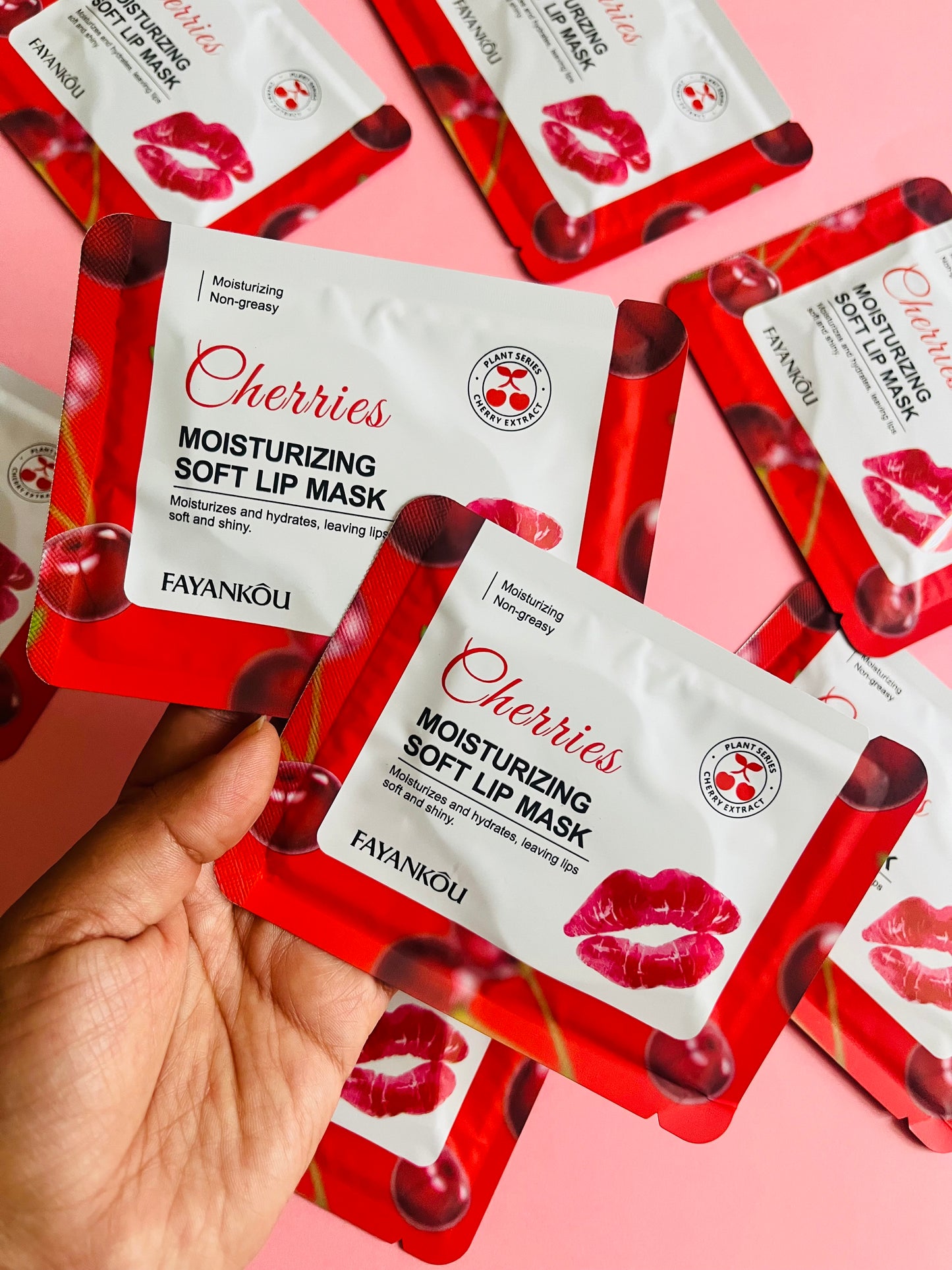 10 Mascarillas de Labios Cherries