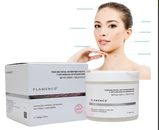 Mascara Facial Antienvejecimiento Antiarrugas De Hexapeptido