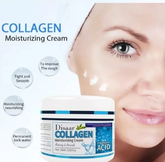 Crema Facial con  Colágeno y Acido Hialurónico